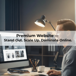 Premium Website — Stand Out. Scale Up. Dominate Online.