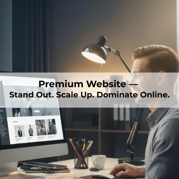 Premium Website — Stand Out. Scale Up. Dominate Online